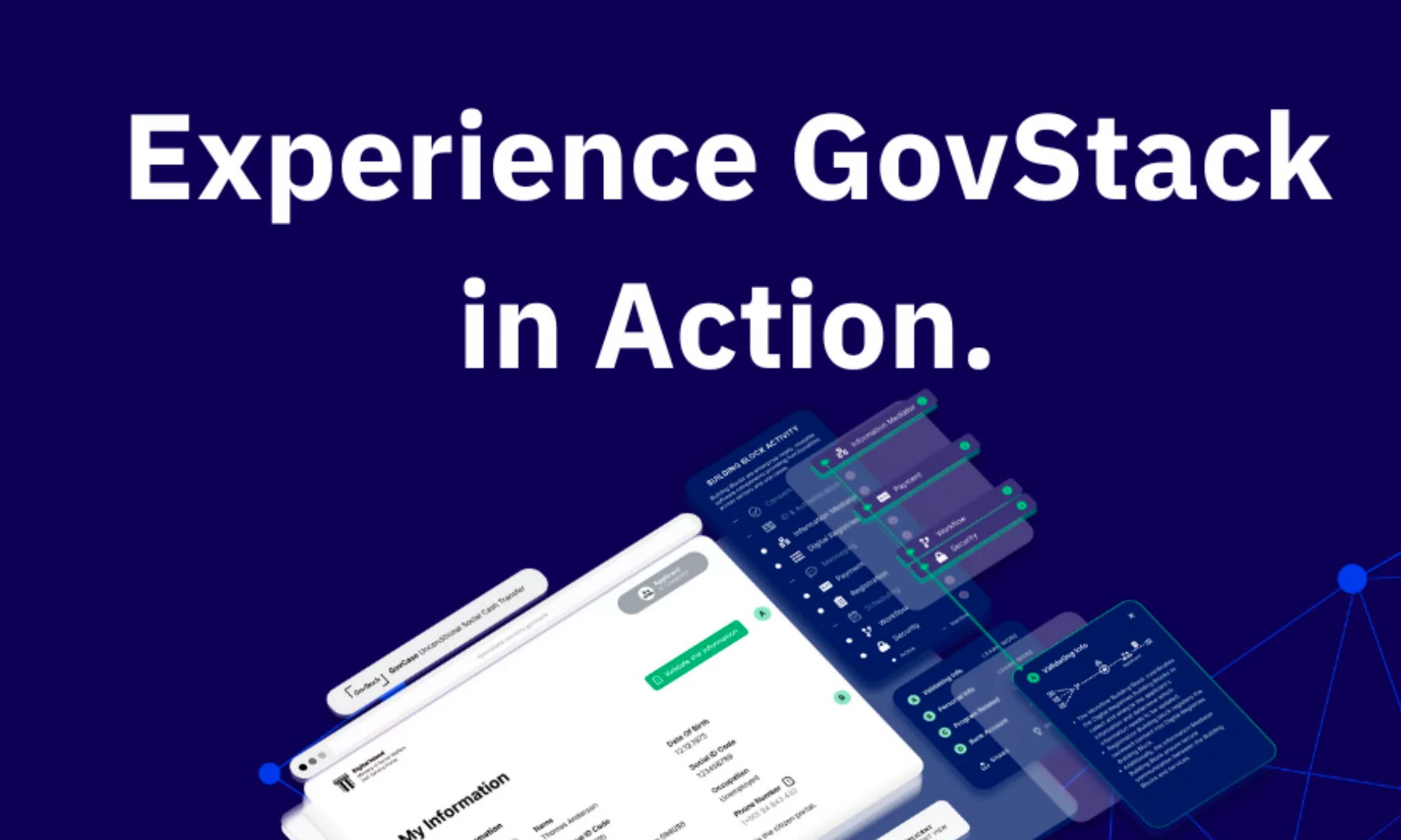 Experience GovStack in Action Through a Real-Life Simulation