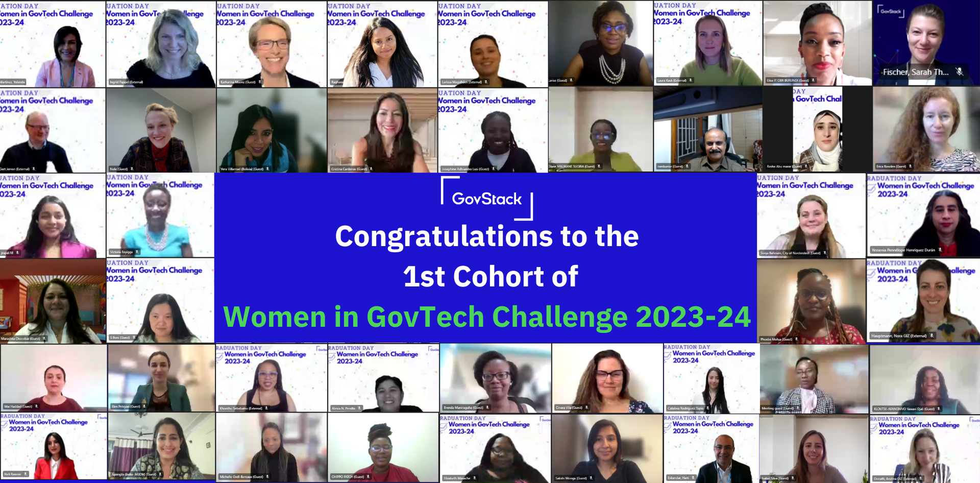 GovStack Celebrates the Graduation of the First Cohort of Women in GovTech Challenge 2023-2024